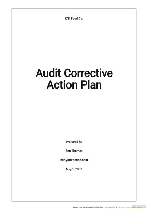 manufacturing corrective action plan